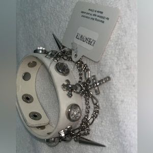 beautiful cross charm bracelet